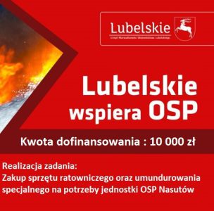 Lubelskie wspiera OSP